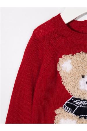 maglione in lana rosso IL GUFO KIDS | A24MA334EM2203949